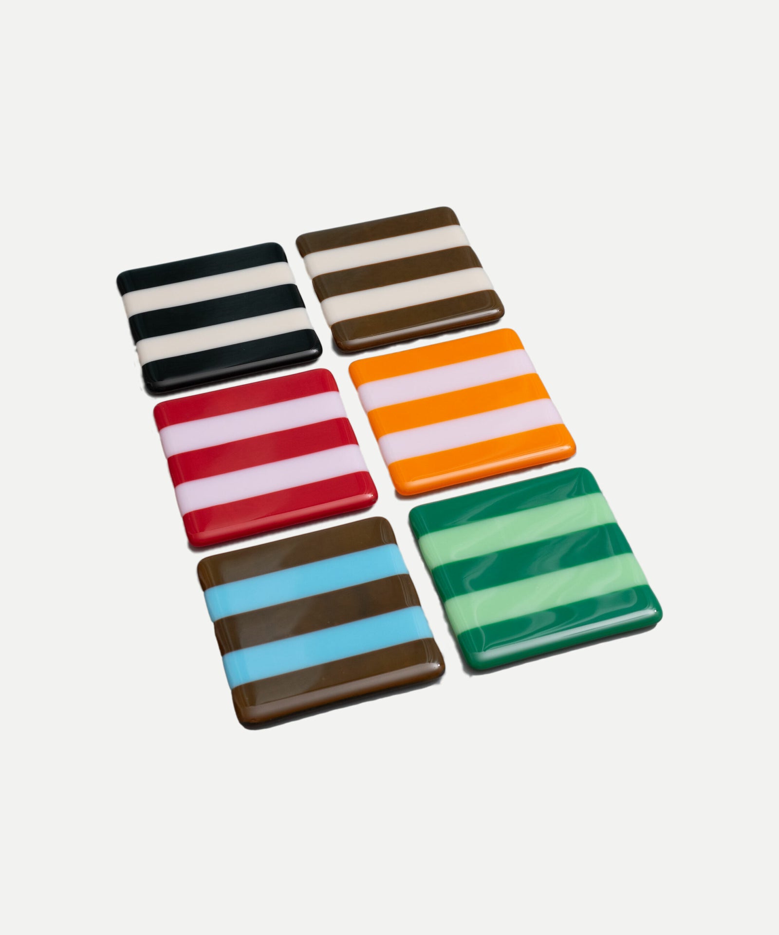 10cm Striped Coaster image 0
