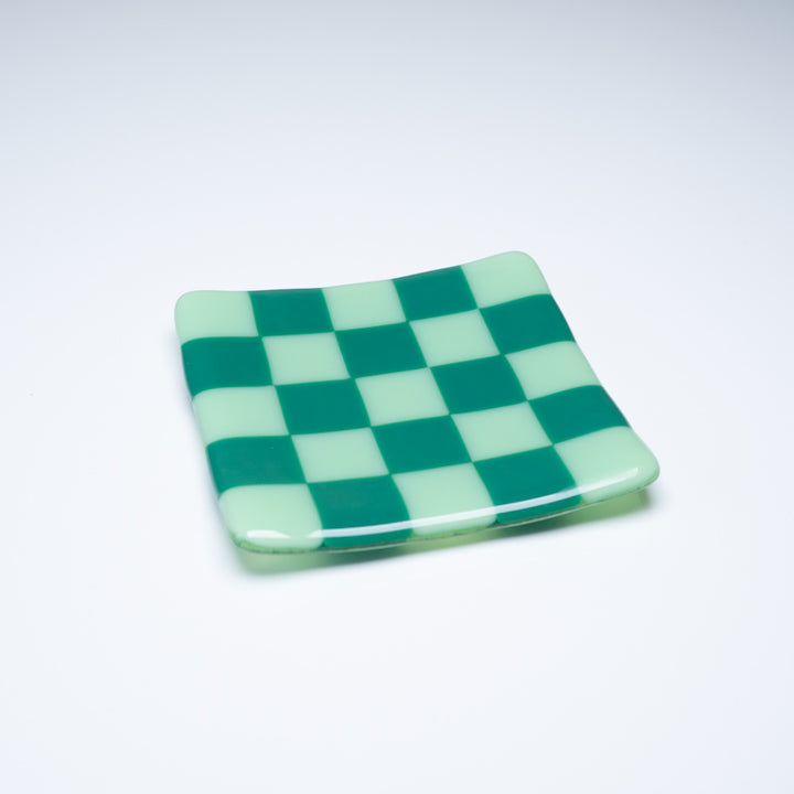 10cm Chequered Dual Coloured Shallow Dish - Bullseye Collection