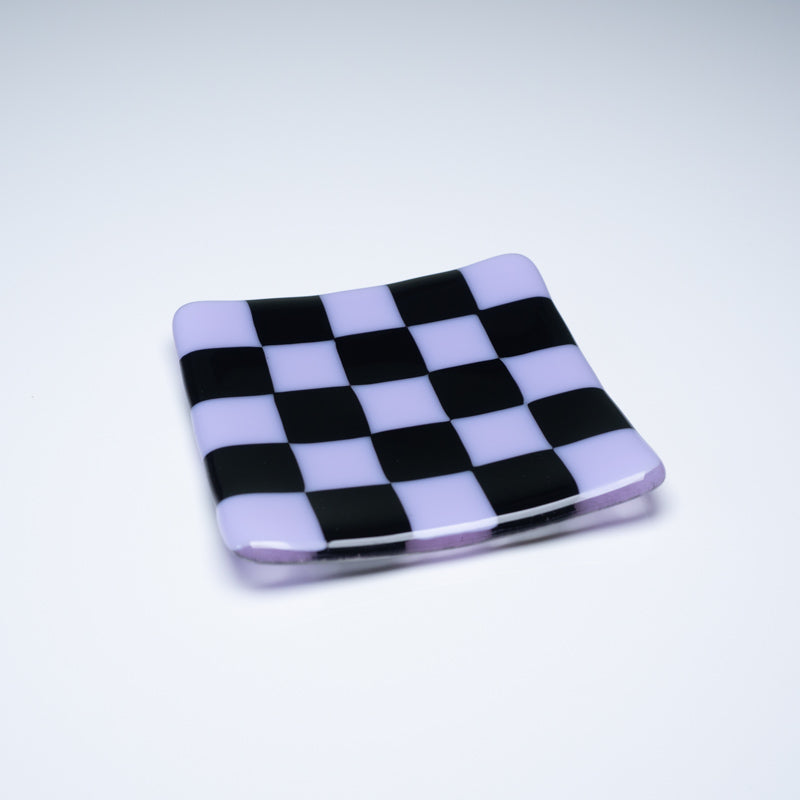 10cm Chequered Dual Coloured Shallow Dish - Bullseye Collection