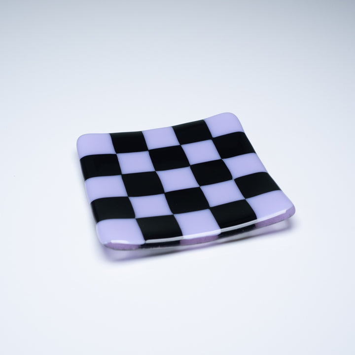 10cm Chequered Dual Coloured Shallow Dish - Bullseye Collection