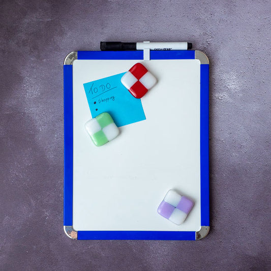 4cm "Create your Own" Chequered Fridge Magnets - Bullseye Collection