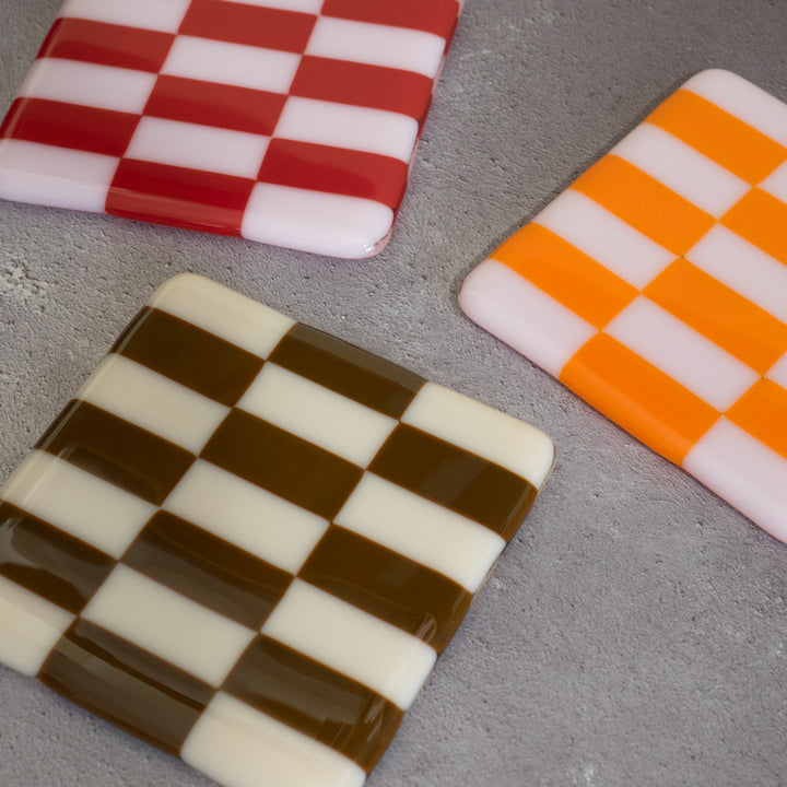 10.5cm "Create your Own" Block Pattern Coaster - Bullseye Collection