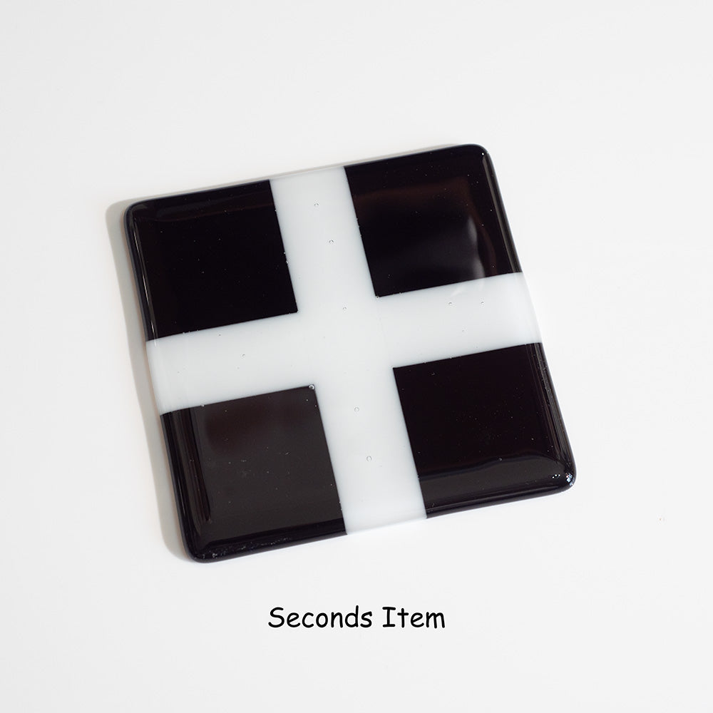 "Seconds" 10cm Cornwall Flag Coaster (please read full description)