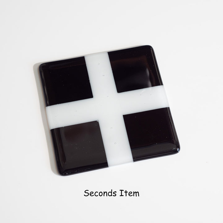 "Seconds" 10cm Cornwall Flag Coaster (please read full description)