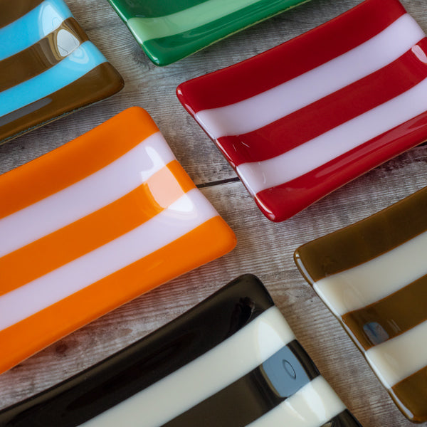 15x10cm Striped Dual Coloured Tray image 1