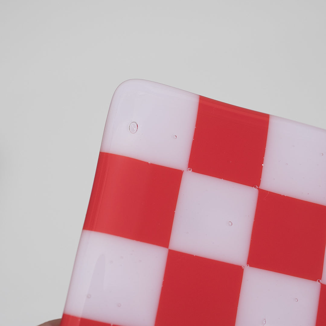 "Seconds" 10cm Pink &amp; Red Coaster (please read full description)