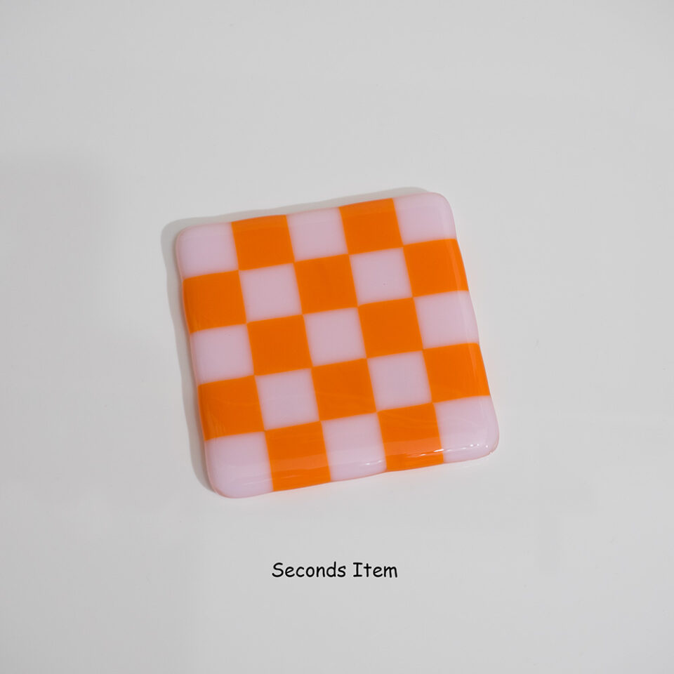 "Seconds" Pink/Orange Coaster (please read full description)