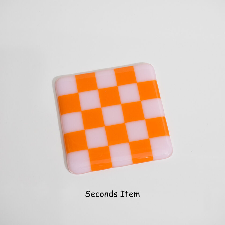 "Seconds" Pink/Orange Coaster (please read full description)