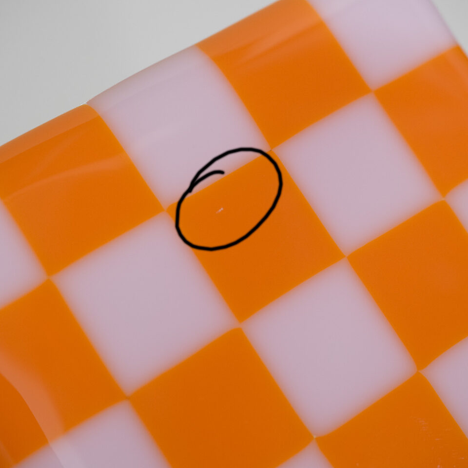 "Seconds" Pink/Orange Coaster (please read full description) - Image 2